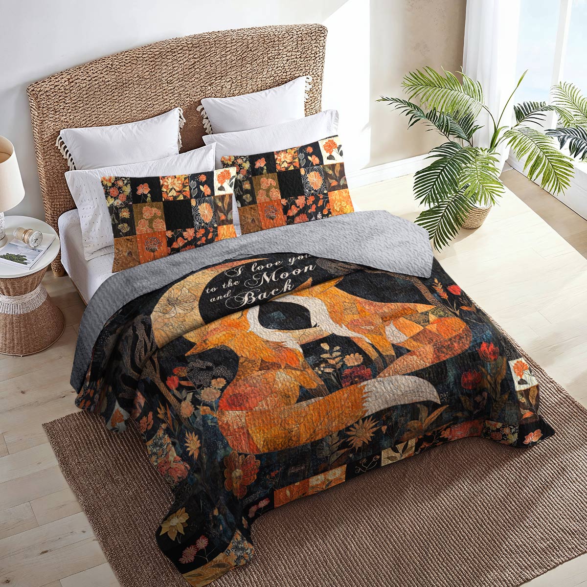 Shineful All Season Quilt 3-Piece Set Enchanting Night
