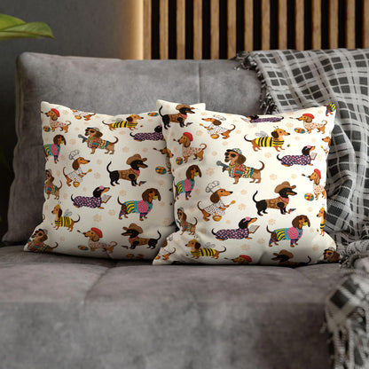 Shineful 2D Print Cushion Cover, Pillowcase, Pillows Covers Dachshund Troube