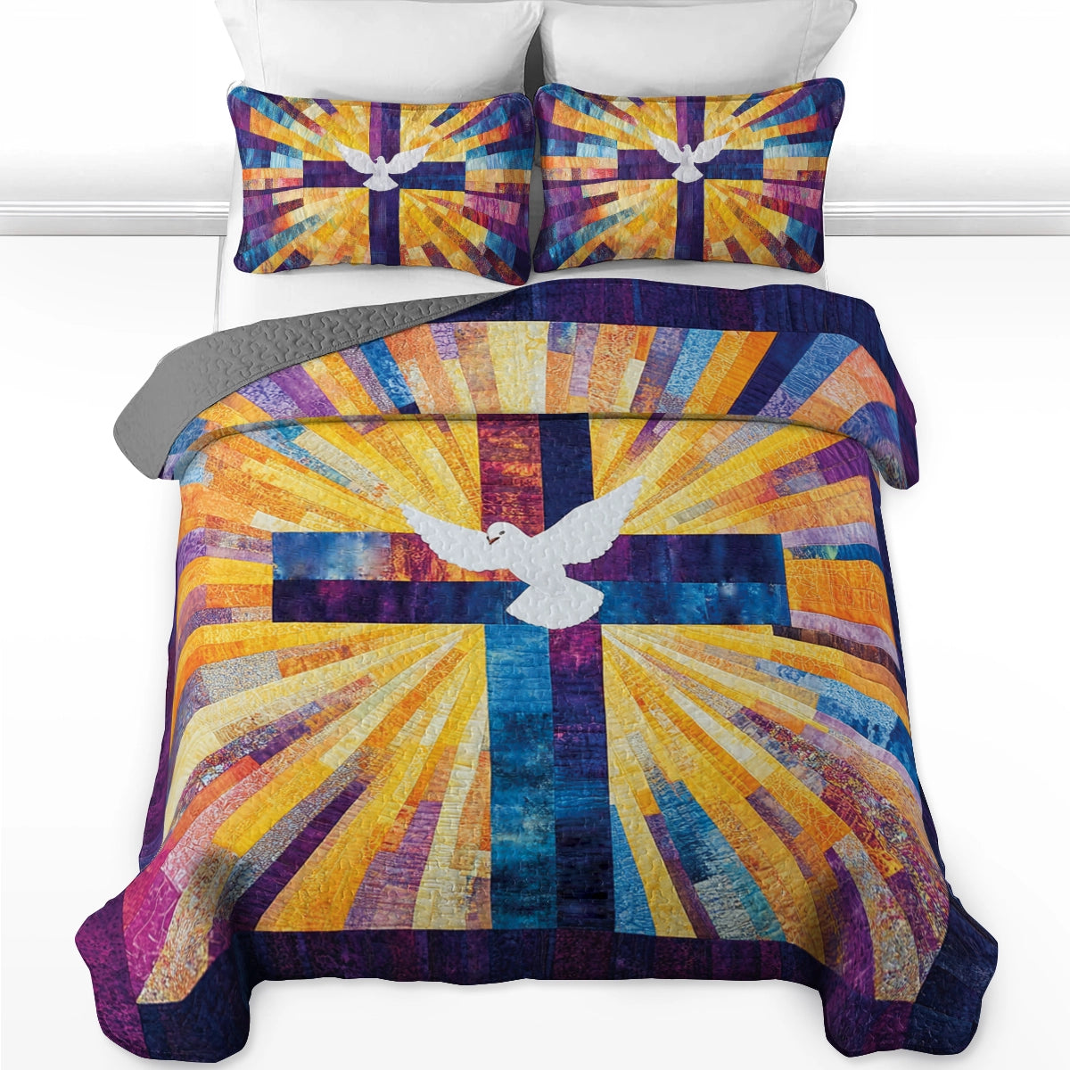 Shineful All Season Quilt 3-Piece Set - Grace of God