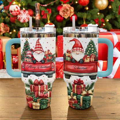 Shineful Tumbler Personalized Christmas Gnome