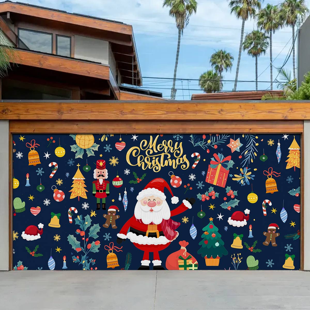 Shineful Garage Door Banner Decoration Christmas Festive Cheer