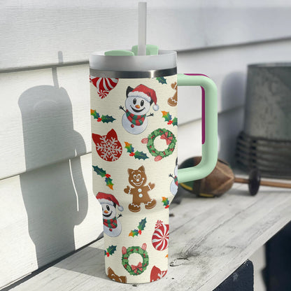 Shineful Tumbler Santa Claws' Cat Christmas