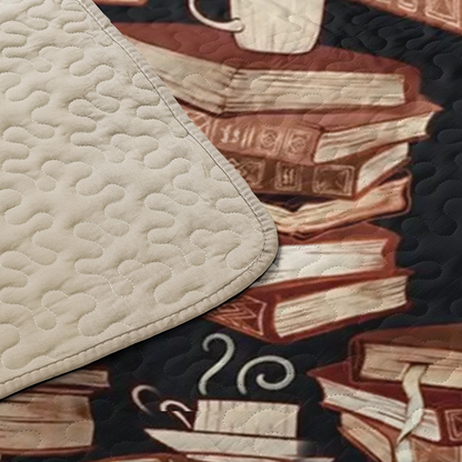 Shineful All Season Quilt 3-Piece Set - Book Lovers' Cozy Night
