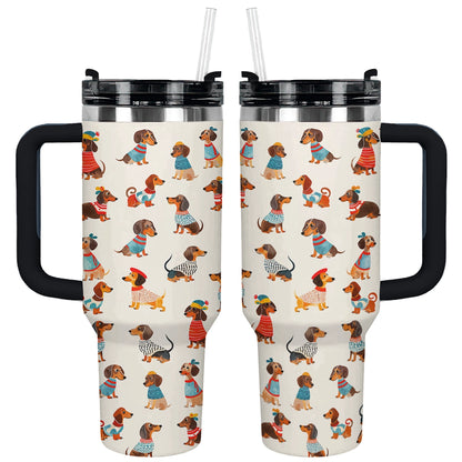 Shineful Tumbler Dachshund Cuteness Wiener