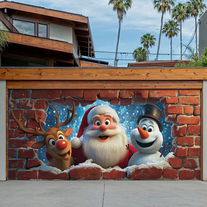 Shineful Garage Door Banner Decoration Christmas Fun