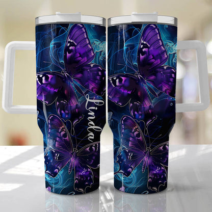 Shineful Personalized Tumbler Magnificent Butterflies
