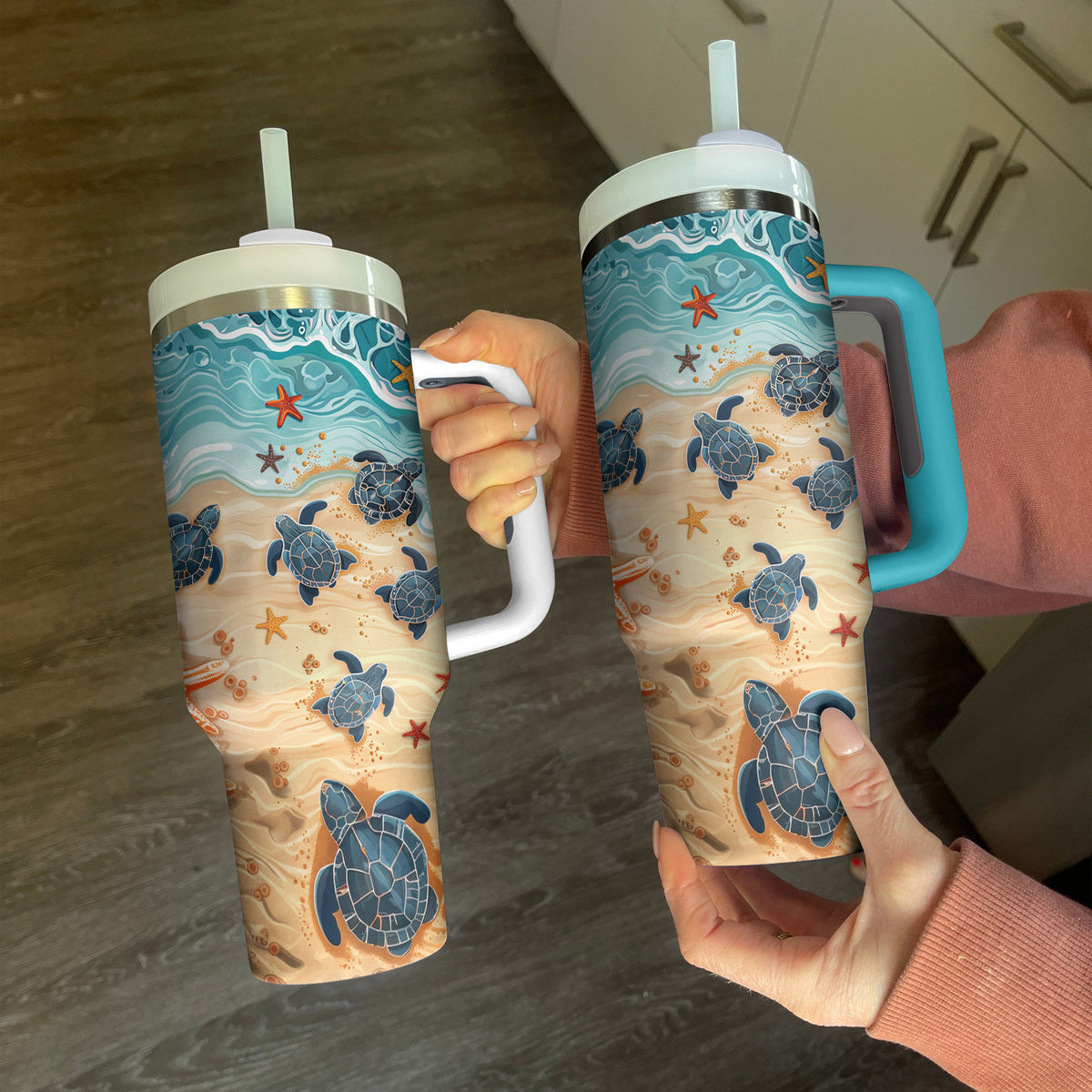 Shineful Tumbler Ocean Turtle