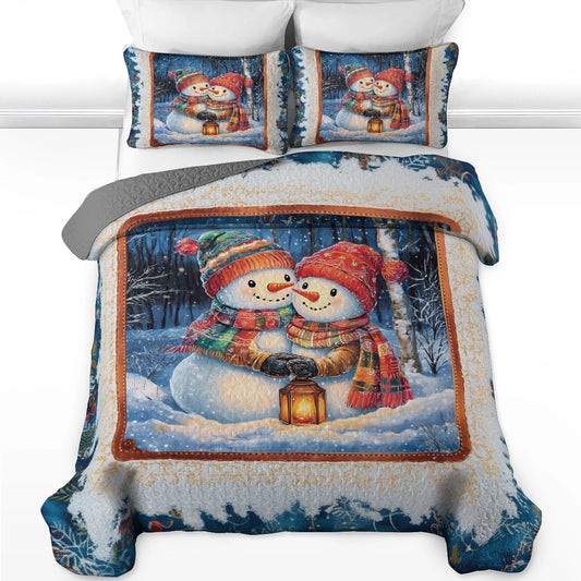 Shineful All Season Quilt 3-Piece Set - Winter Love