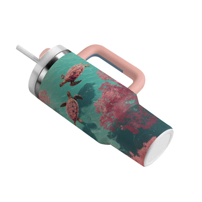 Shineful Tumbler Sea Turtles Ocean Companions