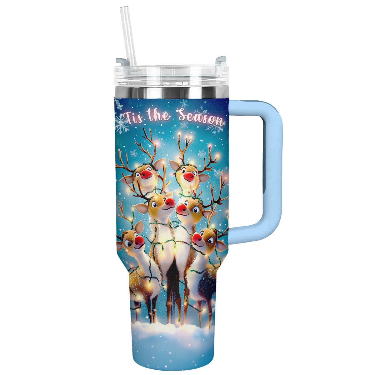 Shineful Tumbler Christmas Reindeer Cheer