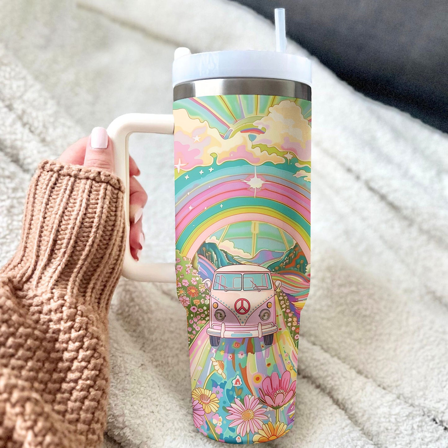 Hippie Tumbler Shineful Groovy Glider