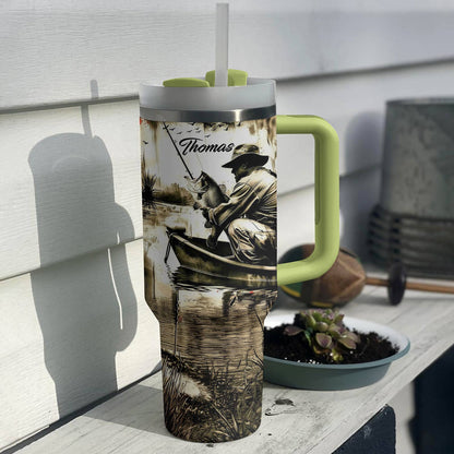 Shineful Tumbler Personalized Stunning Fishman