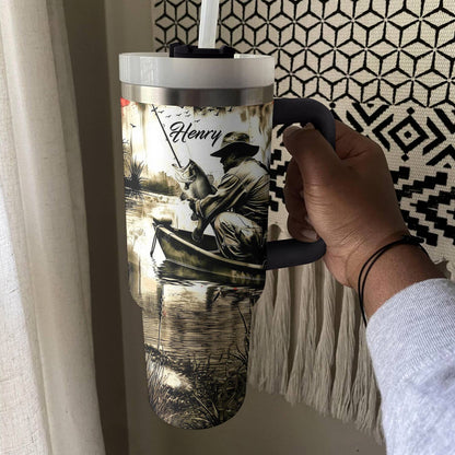 Shineful Tumbler Personalized Stunning Fishman
