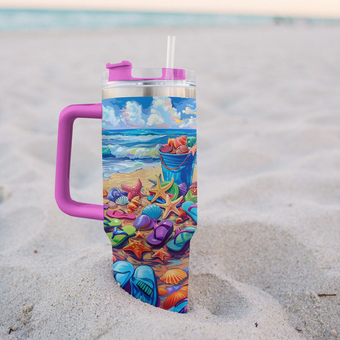 Shineful Tumbler Beach Flipflops