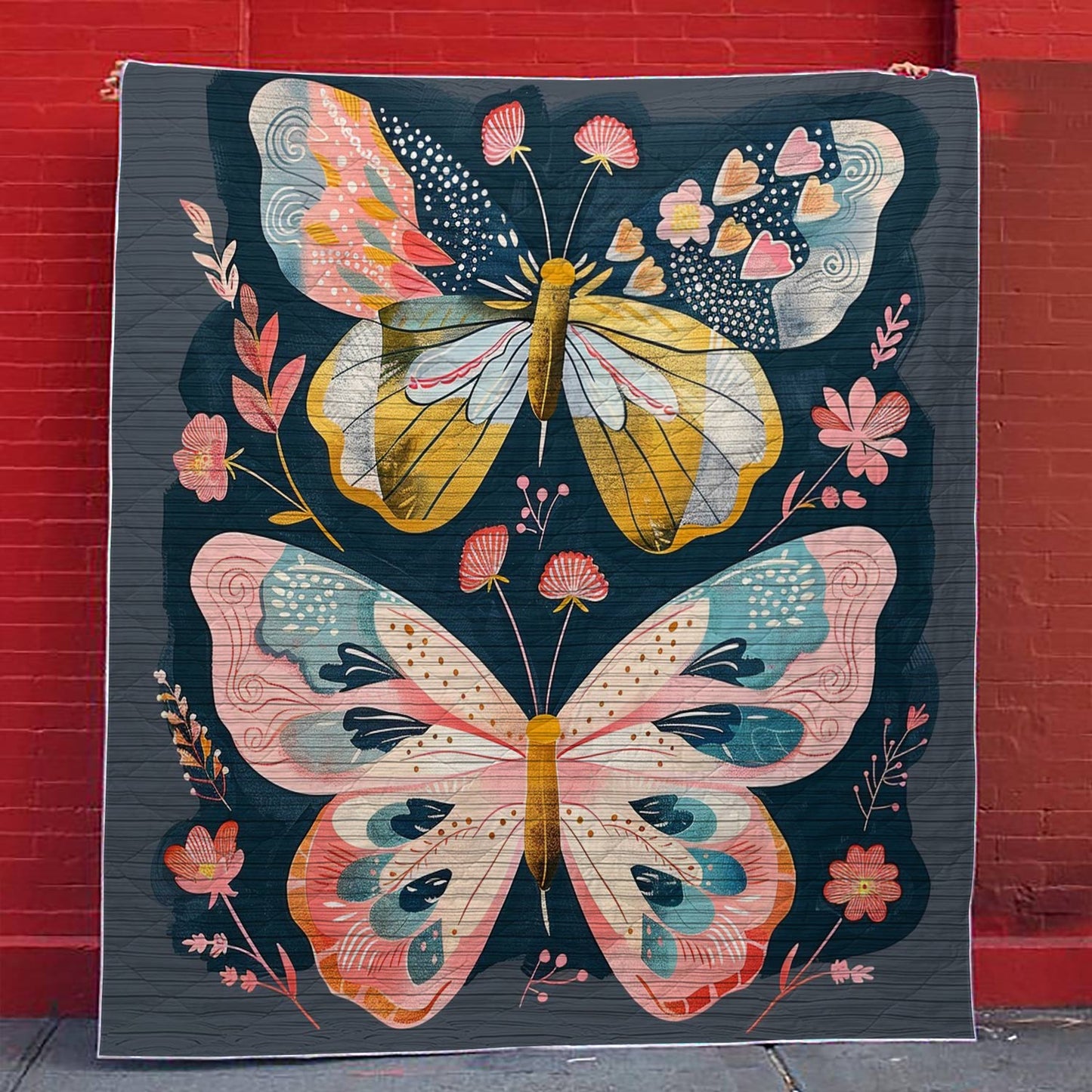 Shineful Floral Butterflies