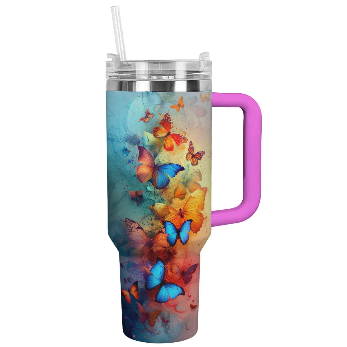 Shineful Tumbler Colorful Butterflies Ver2