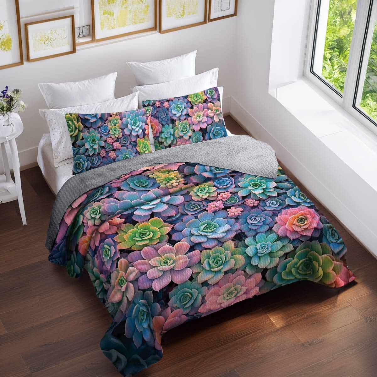 Shineful All Season Quilt 3-Piece Set Desert Oasis