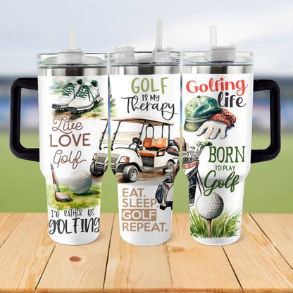 Shineful Tumbler Just Golf