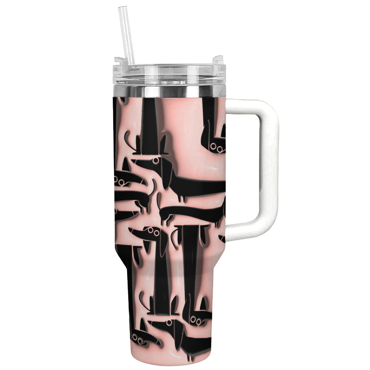 Dog 40 Oz Shineful™ Tumbler Innocent Dachshunds Lk8 White 40Oz