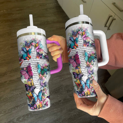 Shineful Tumbler Butterfly Shineful Our Father