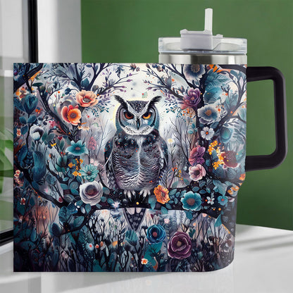 Shineful Tumbler Floral Owl Lk8