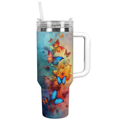 Shineful Tumbler Colorful Butterflies Ver2