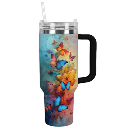 Shineful Tumbler Colorful Butterflies Ver2