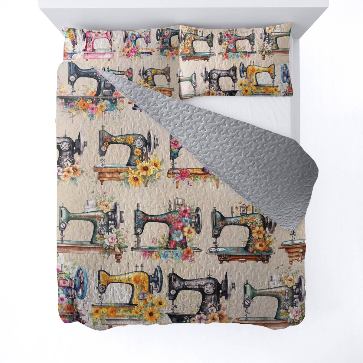 Shineful All Season Quilt 3-Piece Set Respect The Machine – Shineful.net