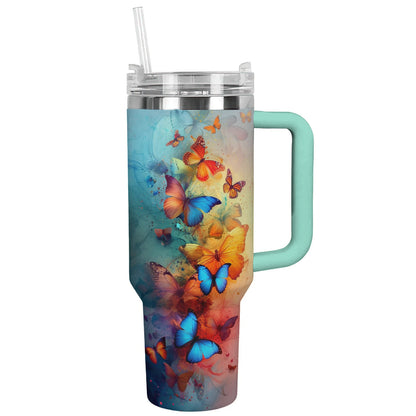 Shineful Tumbler Colorful Butterflies Ver2