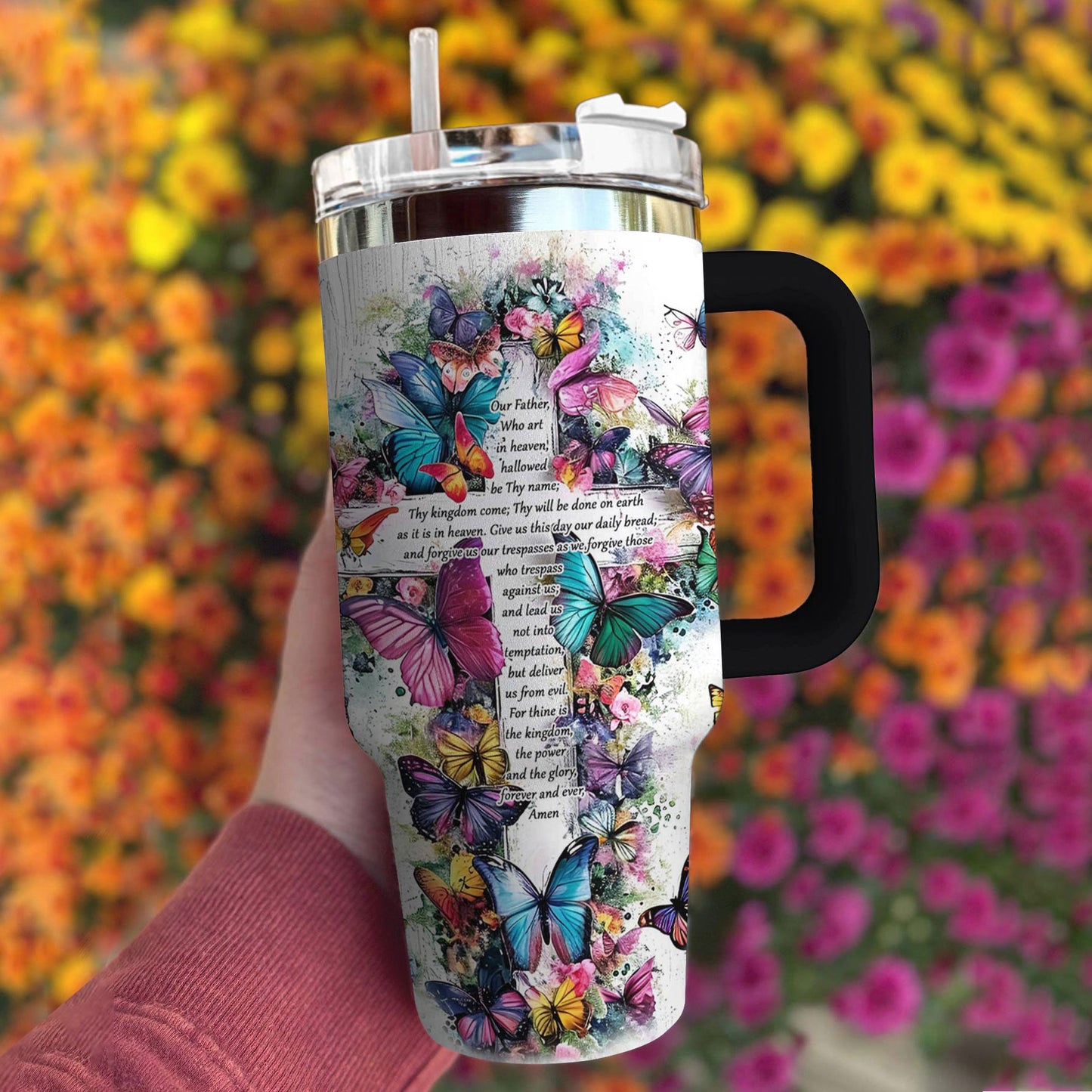 Shineful Tumbler Butterfly Shineful Our Father