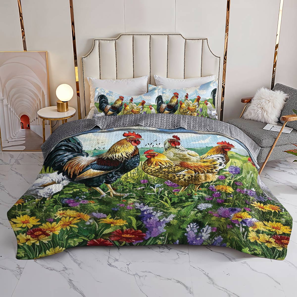 Shineful All Season Quilt 3-Piece Set Barnyard Dreams