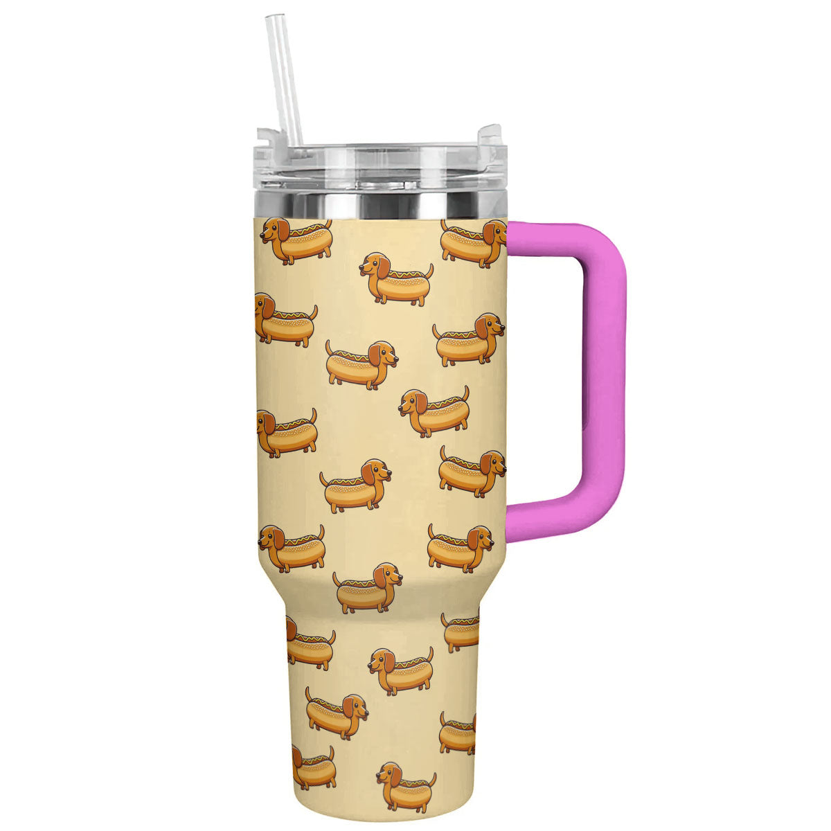 Dog 40 Oz Shineful™ Tumbler Sausage Dachshunds Lk8 40Oz