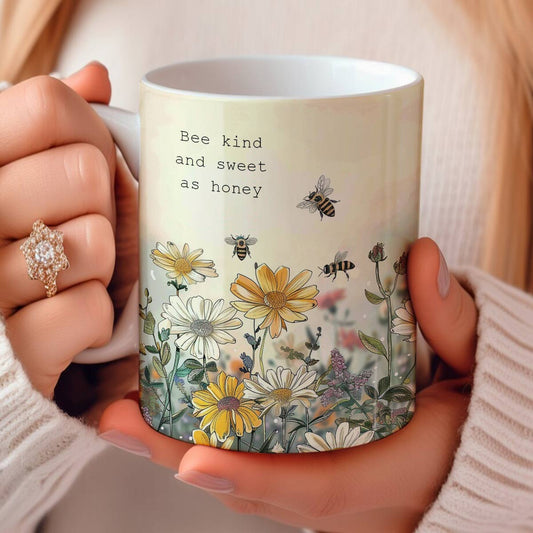 Shineful Ceramic Mug Bee Kind