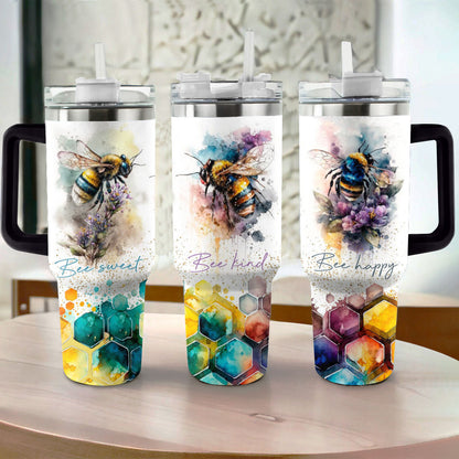 Shineful Tumbler Bee Happy