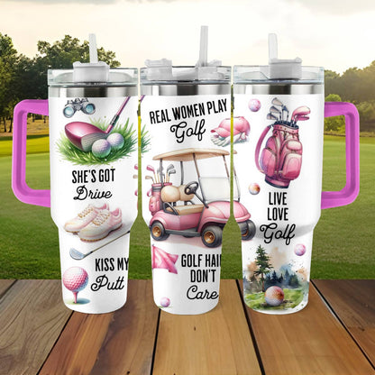 Shineful Tumbler Pink Golf