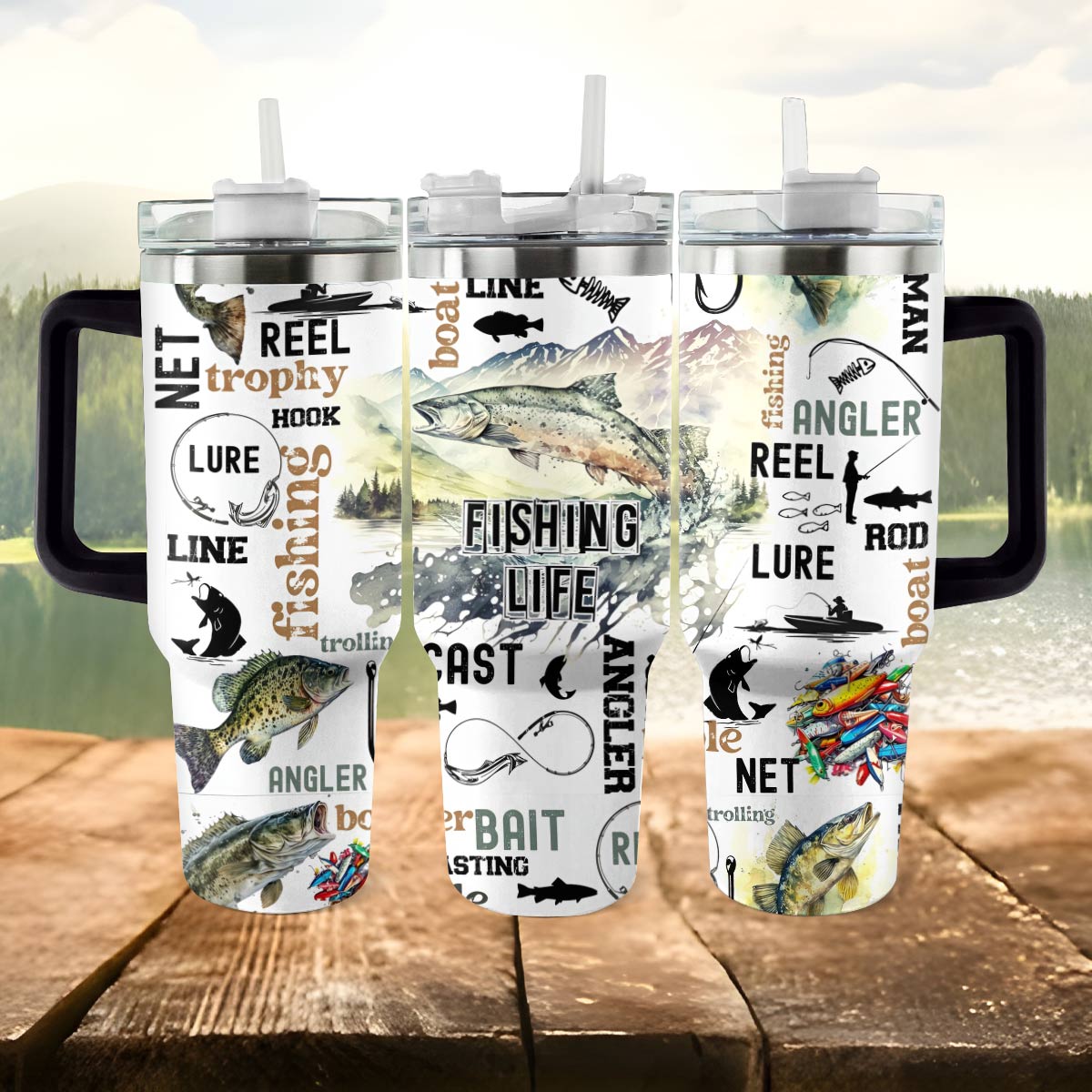 Shineful Tumbler Fishing Life Ver3