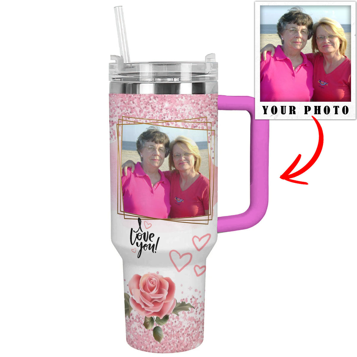 Shineful Personalized Tumbler Upload Photo