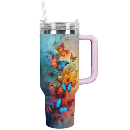 Shineful Tumbler Colorful Butterflies Ver2