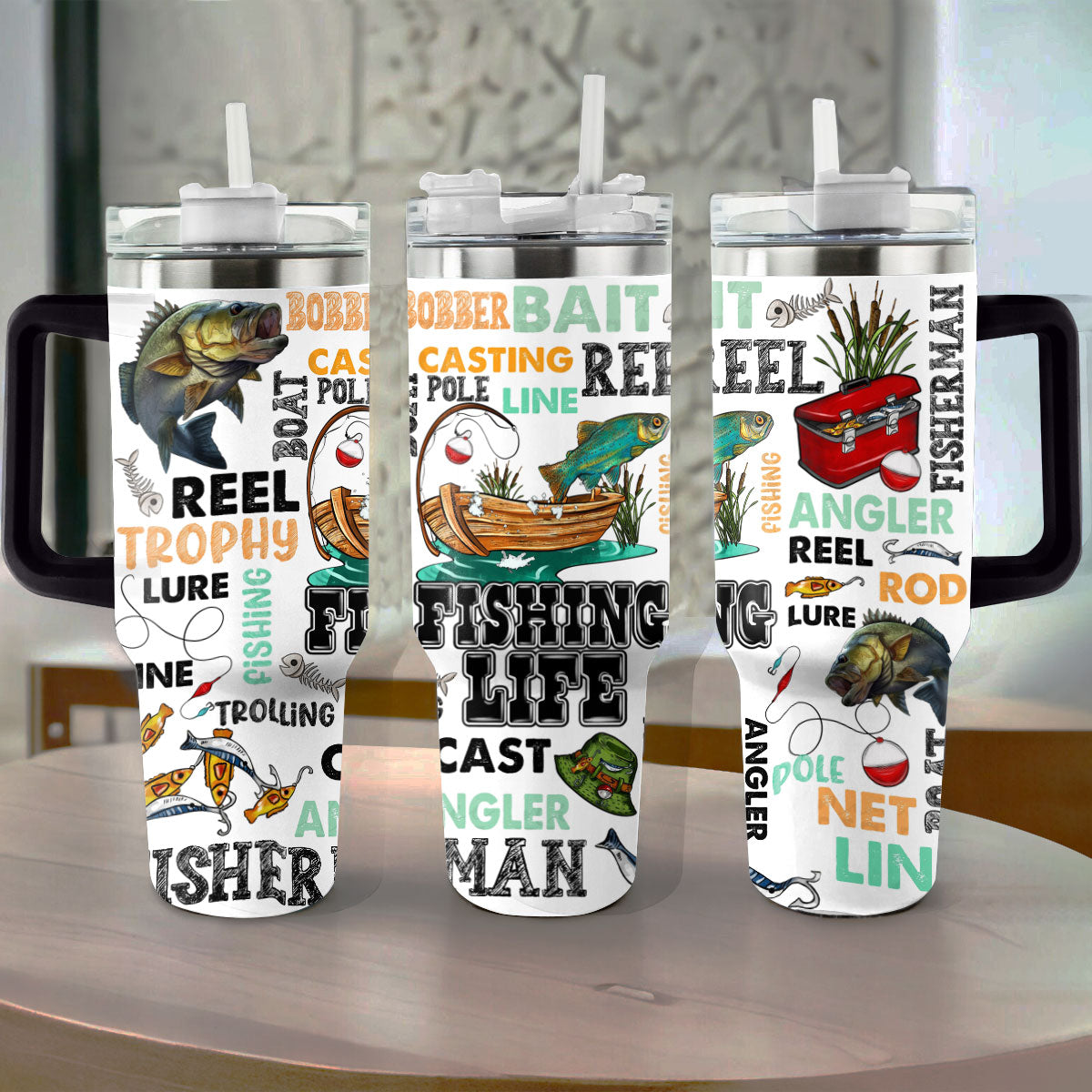 Shineful Tumbler Fishing Life Ver2