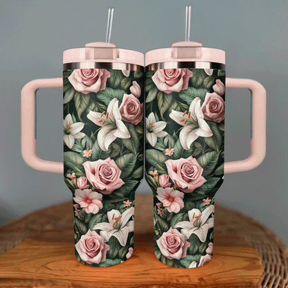 Shineful Tumbler Floral Meditation