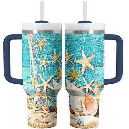 Beach Shineful Tumbler Ocean Breeze Shells