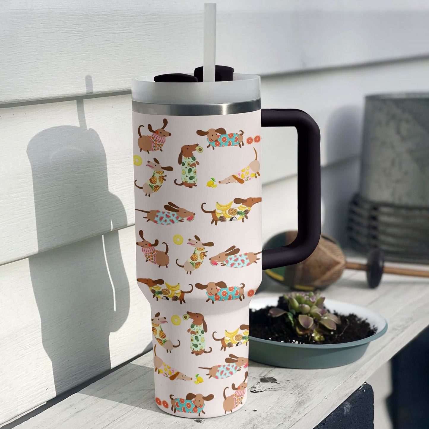 Shineful Tumbler Fruity Dachshunds Delight