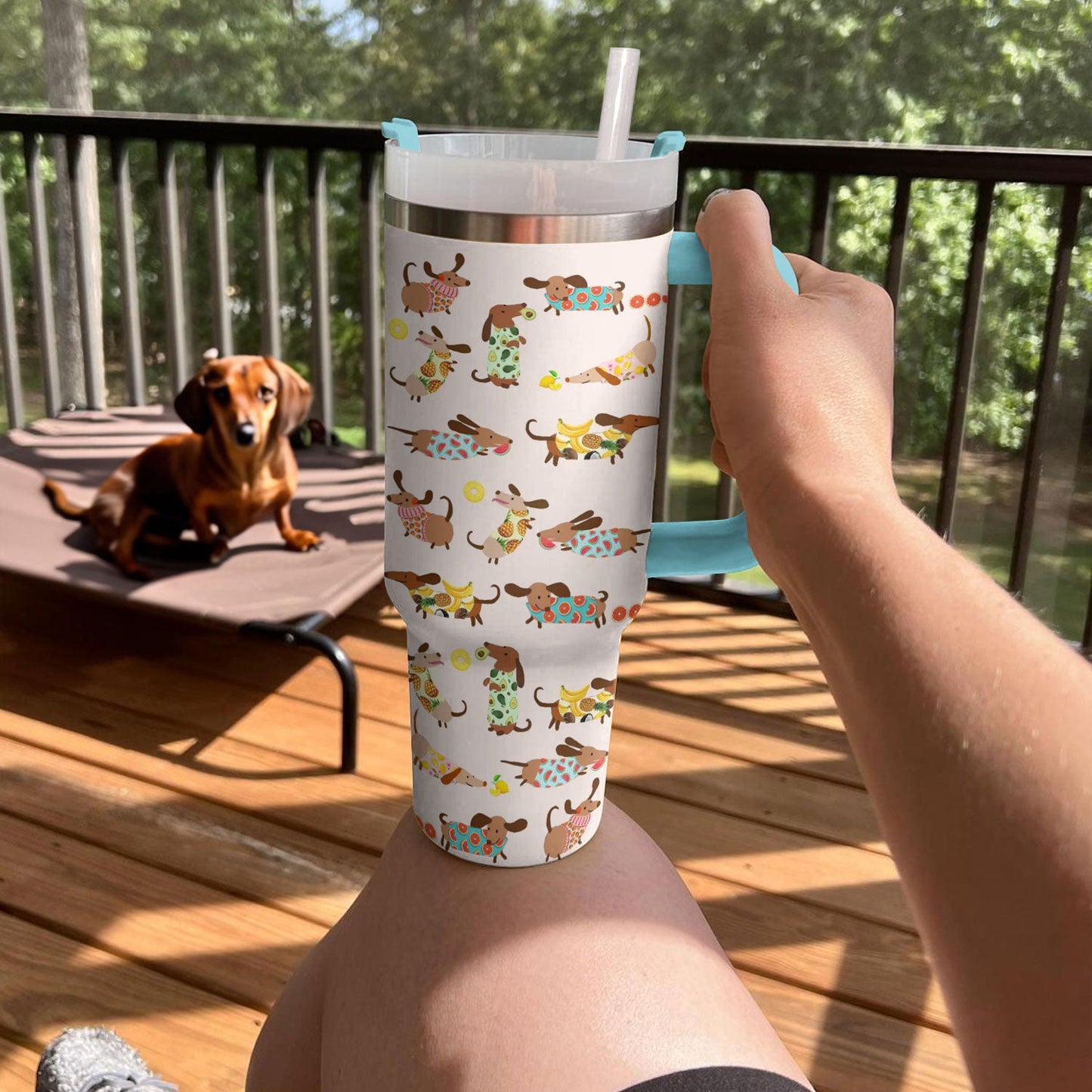 Shineful Tumbler Fruity Dachshunds Delight