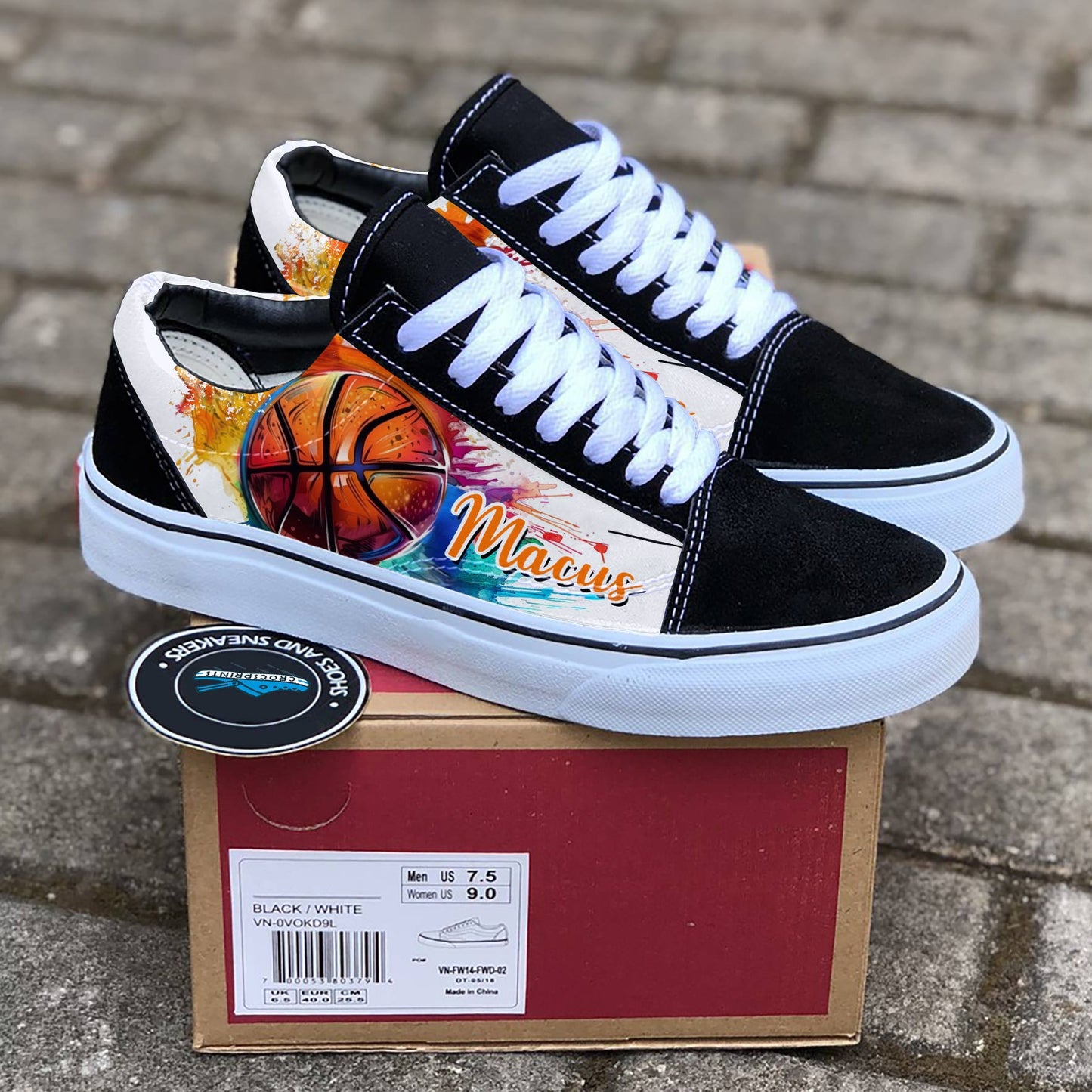 Shineful Sneakers Basketball Personalized