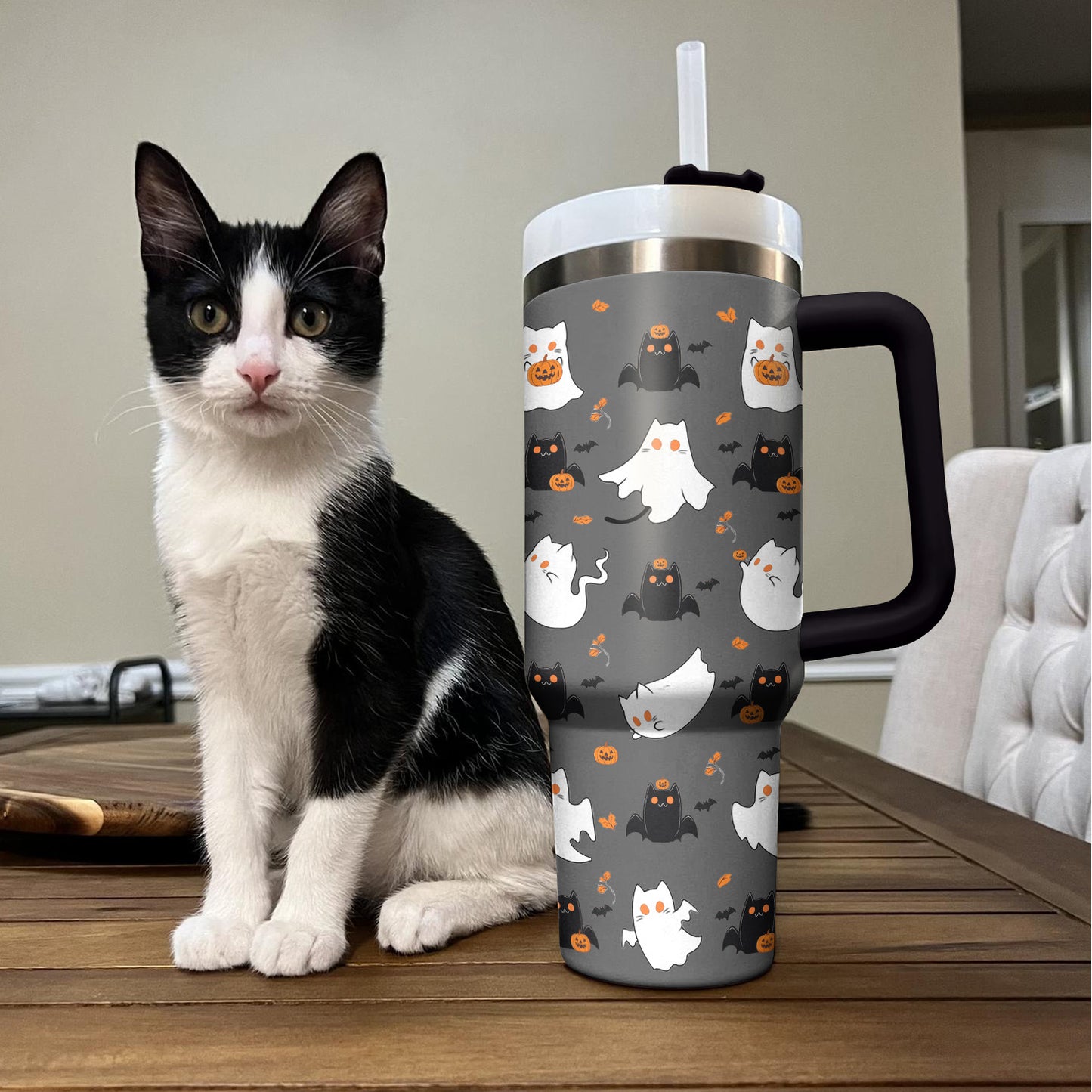 Shineful Tumbler Halloween Cute Cat