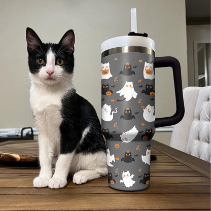 Shineful Tumbler Halloween Cute Cat