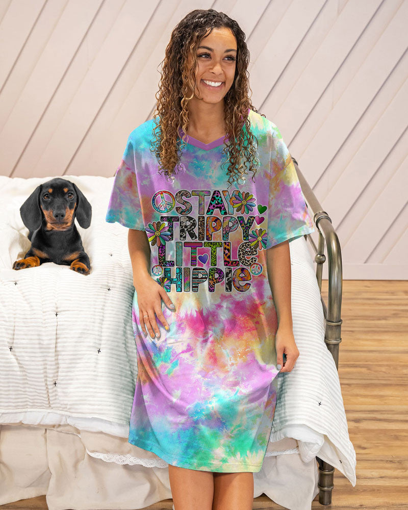 Hippie Shineful® V-Neck Stay Trippy Ho3