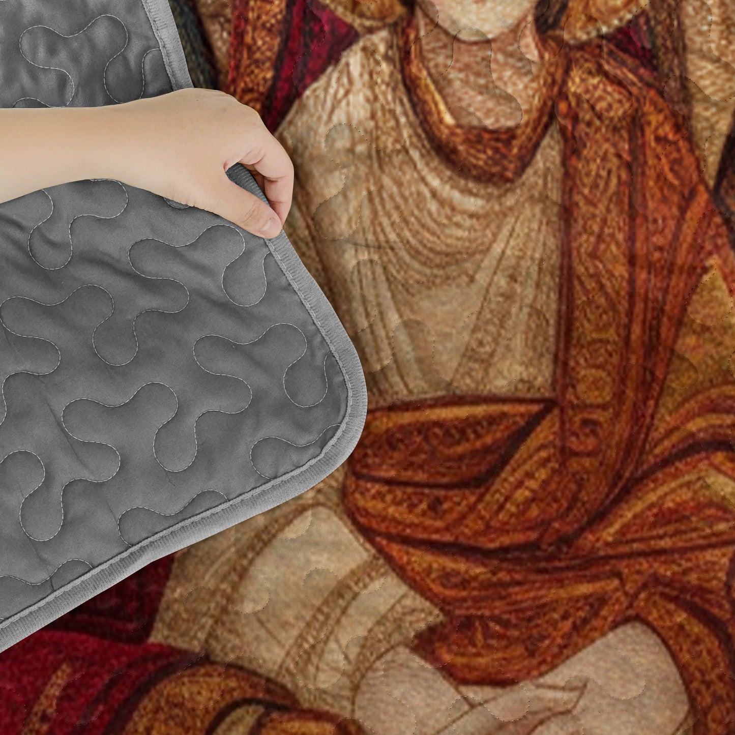 Shineful Quilt 3-Piece Set Icon of Sacred Light