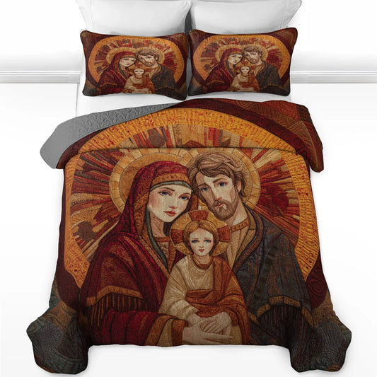 Shineful Quilt 3-Piece Set Icon of Sacred Light
