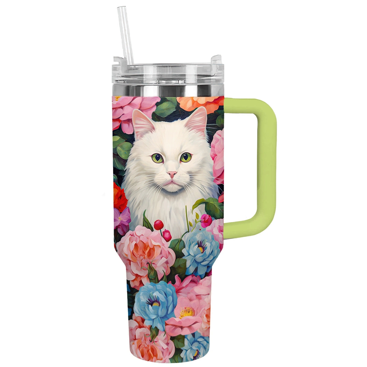 Shineful Tumbler Cat In Purrfect Garden